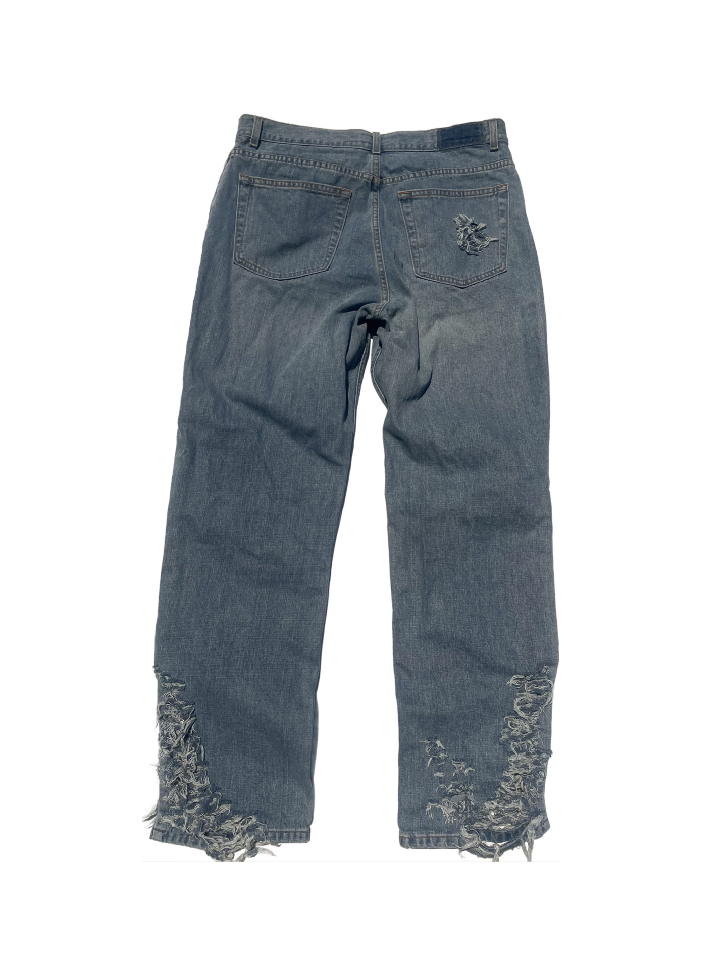 Distressed Denim Pants
