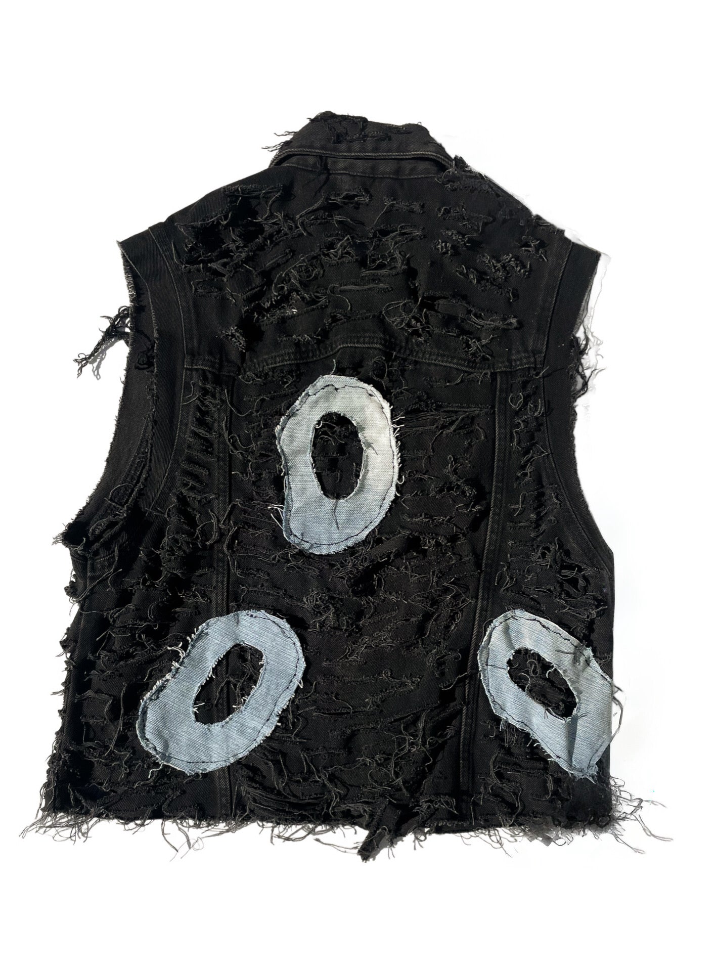 Black Denim Vest